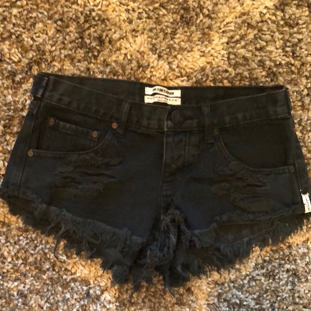One Teaspoon Size 24 Denim Shorts